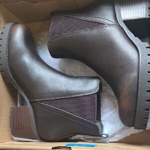 MIA Dark Brown Ankle Booties